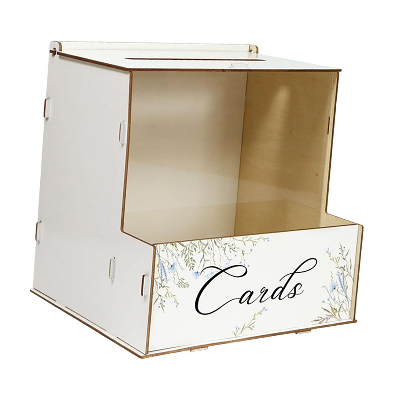 Event Party Box - Personalized Rustic Wedding Card Box with