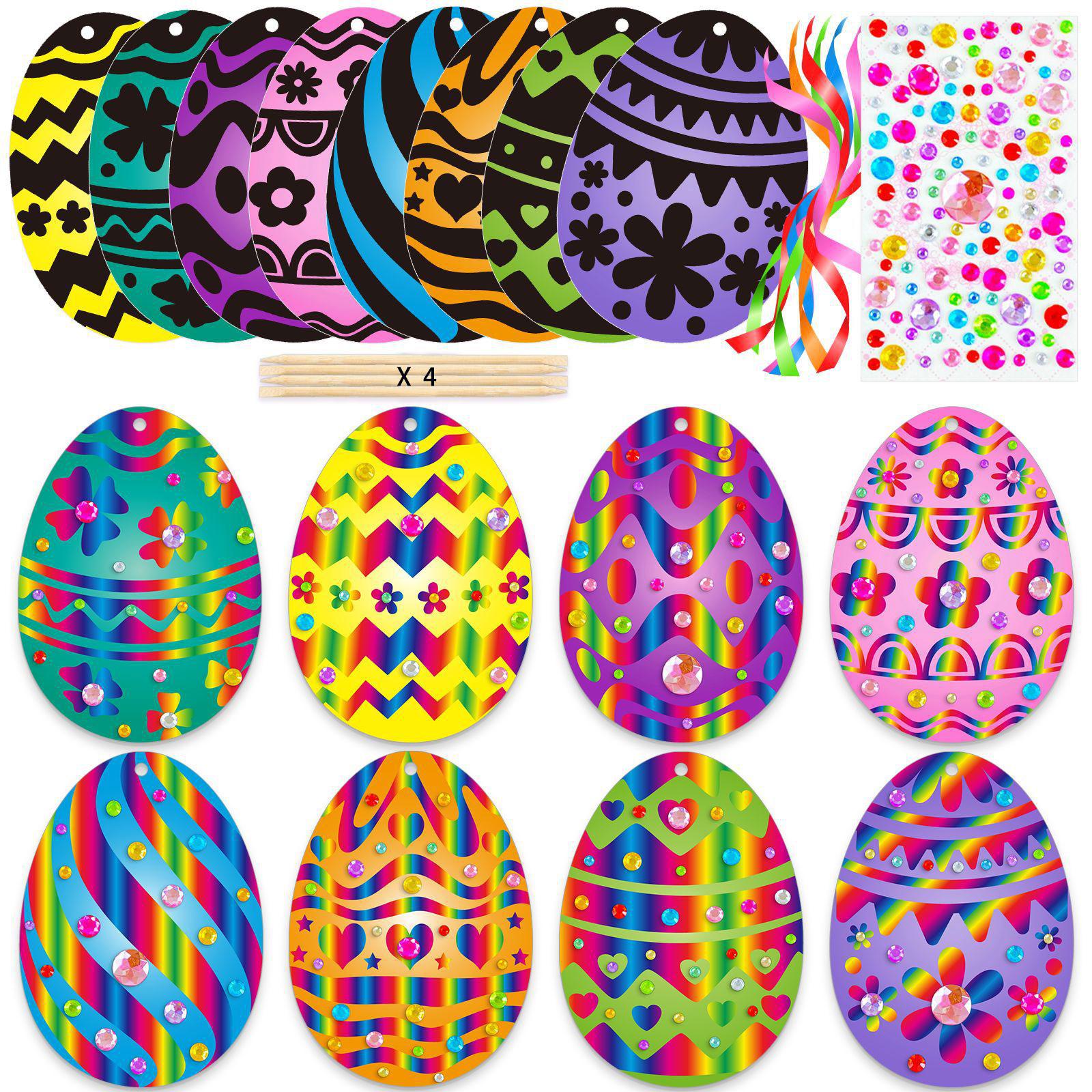 Easter Scratch Art Paper Set f - огляд і ціна Papercraft Supply Ribbon