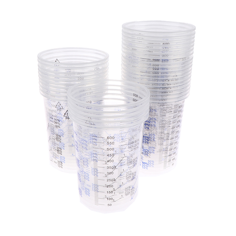 6100ml Paint Mixing Cups Plast - огляд і ціна Plastic Cup 50Pcs