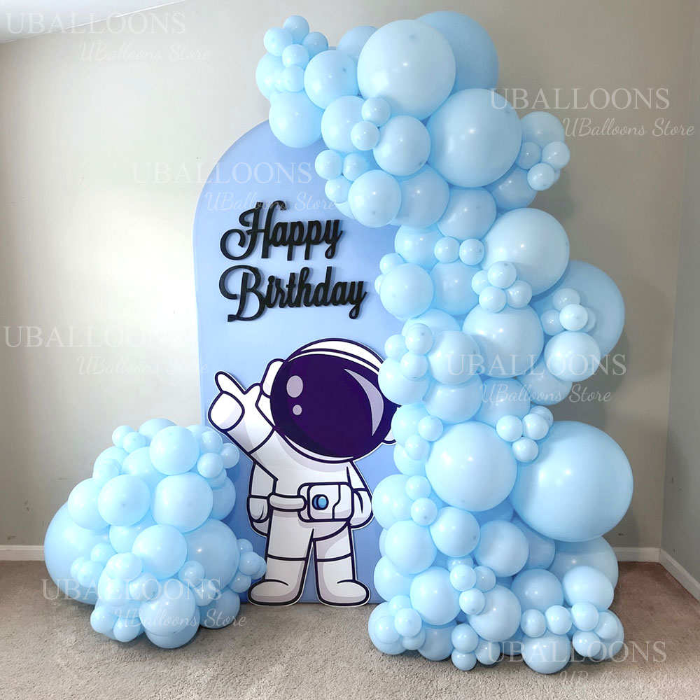 148pcs Light Blue Balloons Arc - огляд і ціна Balloon Arch Kit