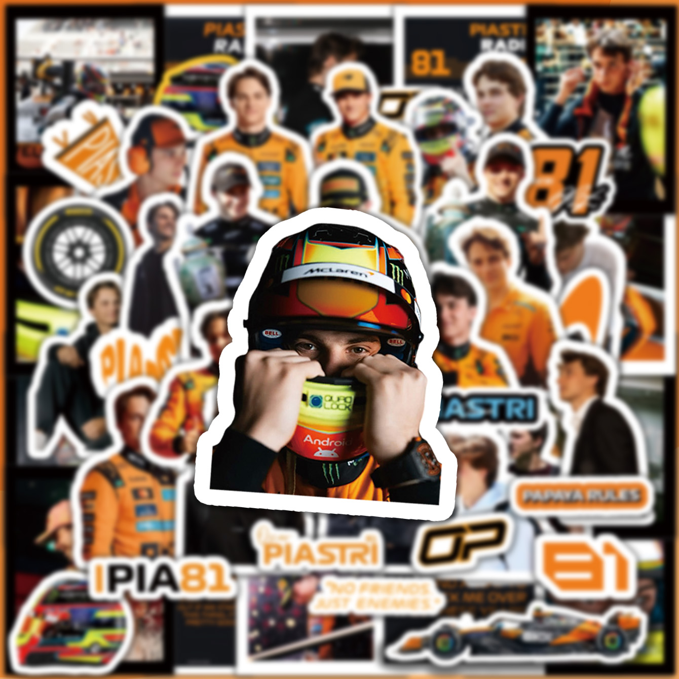5-6 Sheets F1 Stickers, Norris - огляд і ціна Supply Event