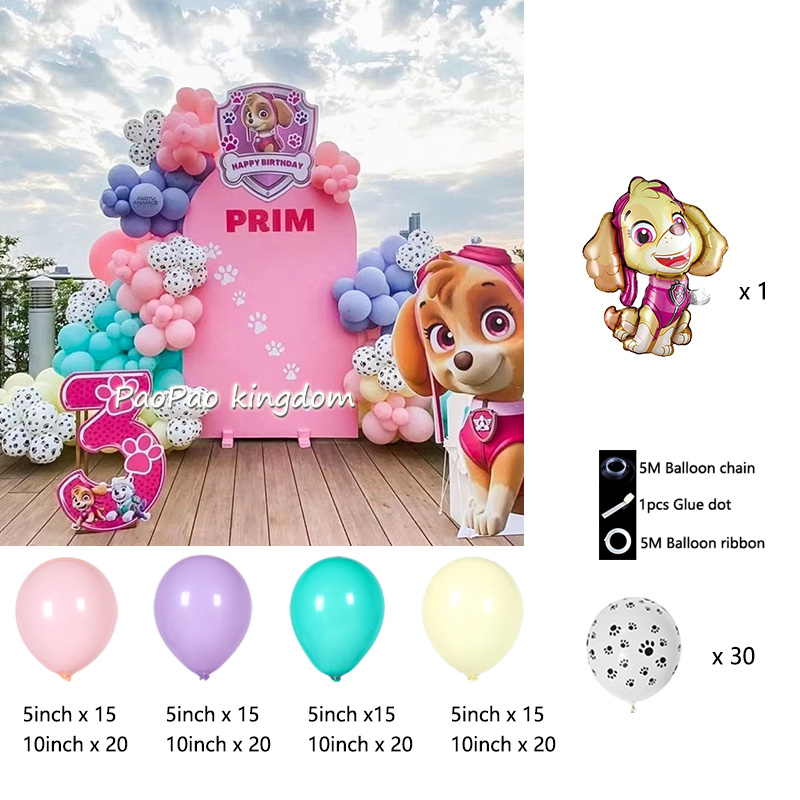 DIY PAW Patrol Girl Character  - огляд і ціна Balloon Arch Kit