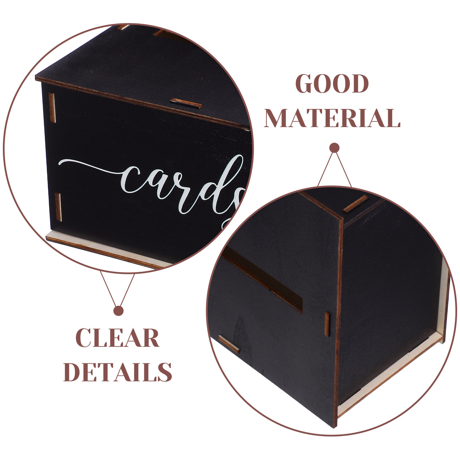 Wooden Wedding Card Box Rustic - огляд і ціна Event Party Box