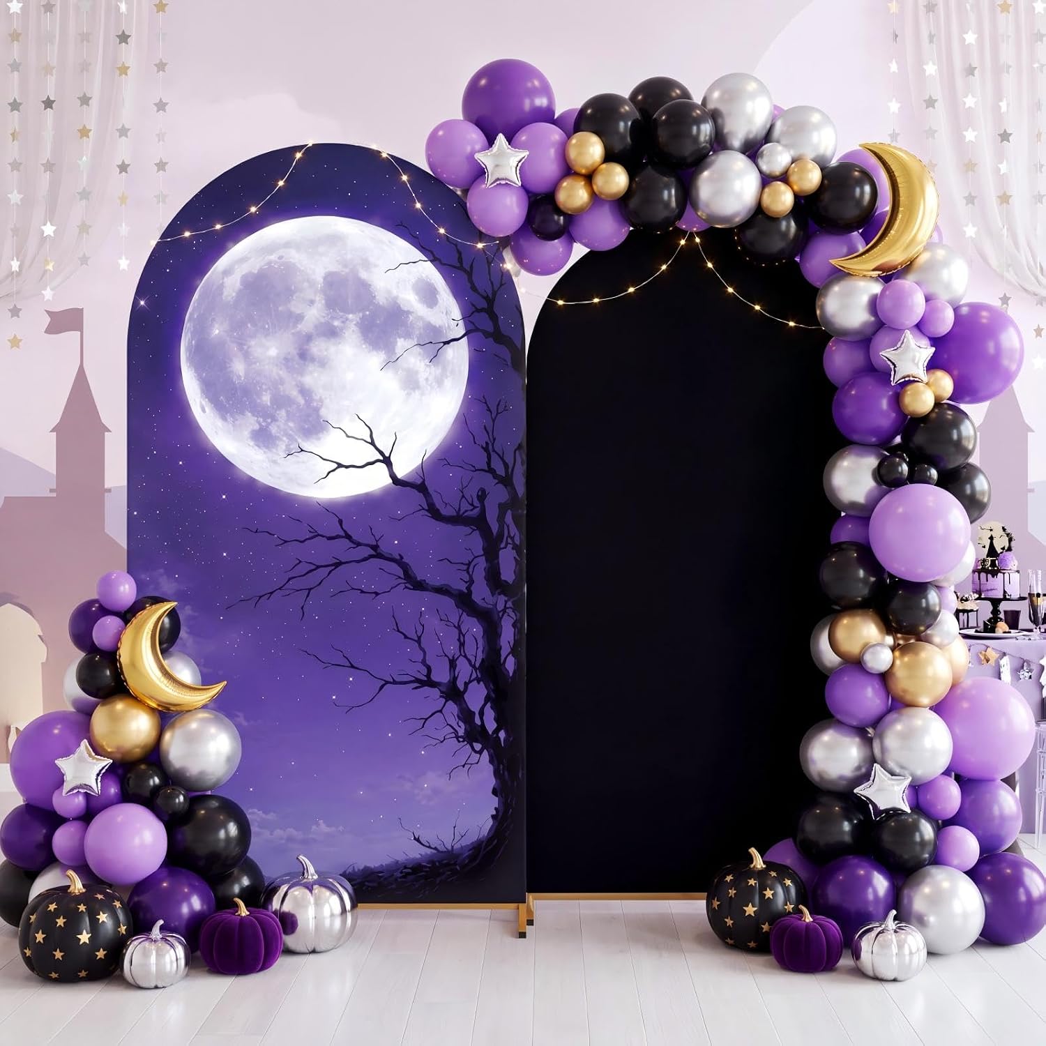 Custom 2-sided Halloween Holid - огляд і ціна Dessert Table Backdrop