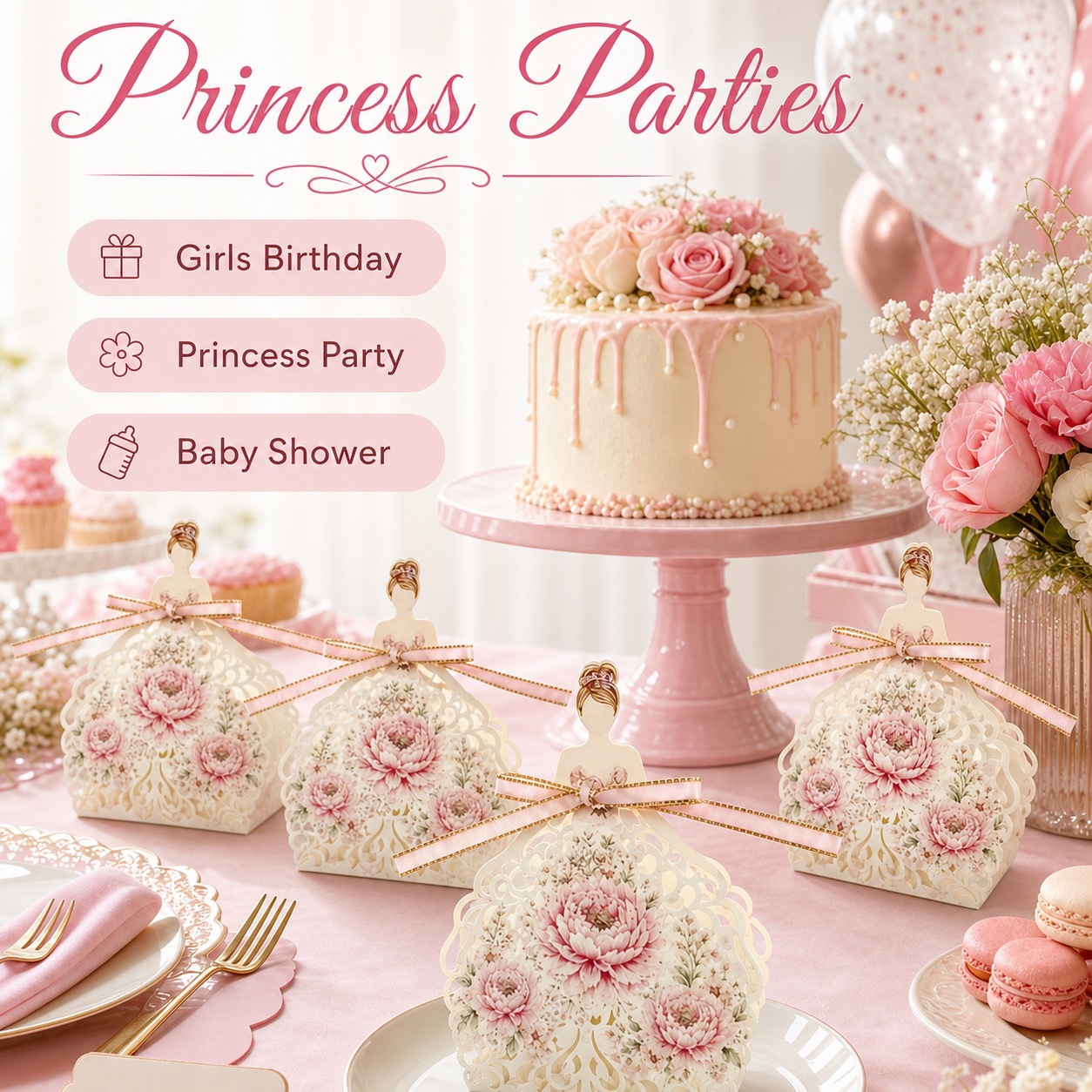 10 Sets DIY European Princess  - огляд і ціна Event Party Box