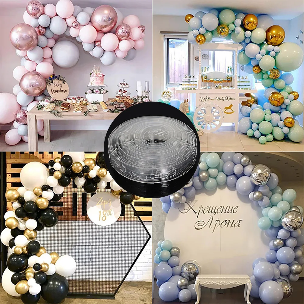 5M Transparent Balloon Chain S - огляд і ціна Balloon Arch Kit