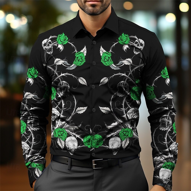 Floral Skeleton Casual Busines - огляд і ціна Event Party Shop