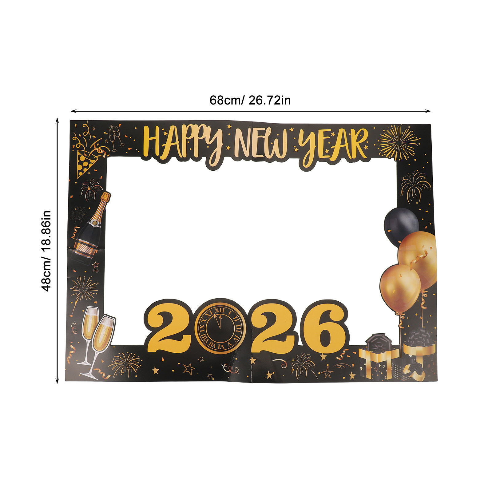 Large Handheld Cardboard New Y - огляд і ціна Photo Booth Frame